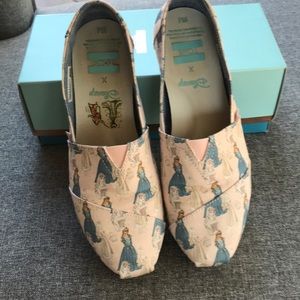 Limited edition Disney Toms canvas shoe